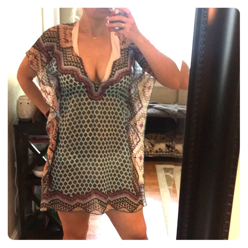 Stylish Sheer swim suit cover up